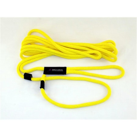 Soft Lines Floating Dog Swim Slip Leashes 0.25 In. Diameter By 30 Ft. - Yellow SO456532